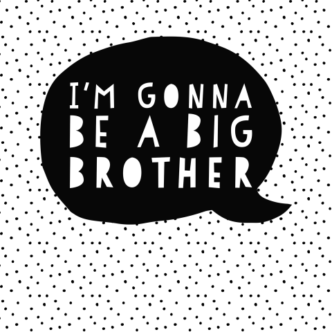 zwangerschapsaankondiging - I'm gonna be a big brother
