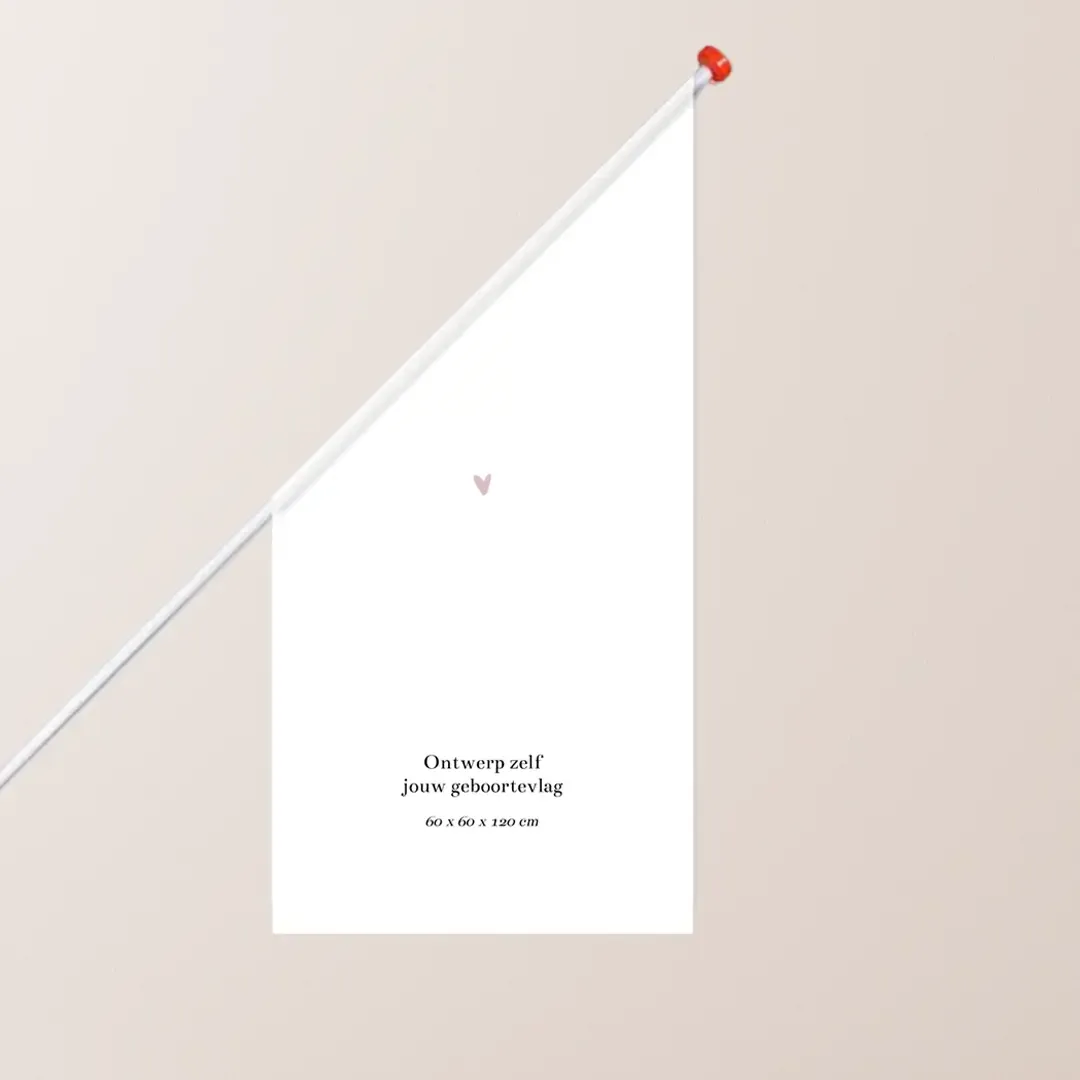 Zelf een persoonlijke geboortevlag ontwerpen